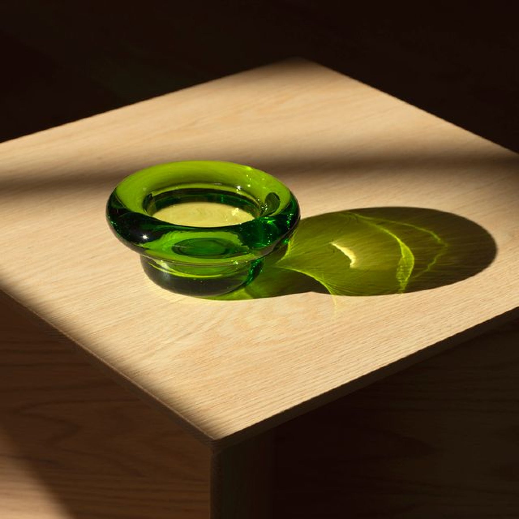 Sirkel Tealight Holder New Leaf Green