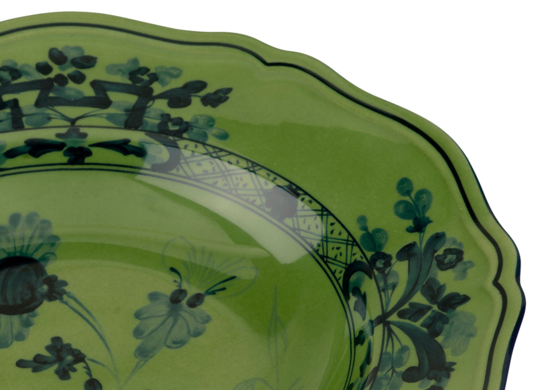 Oriente Italiano Malachite Soup Plate