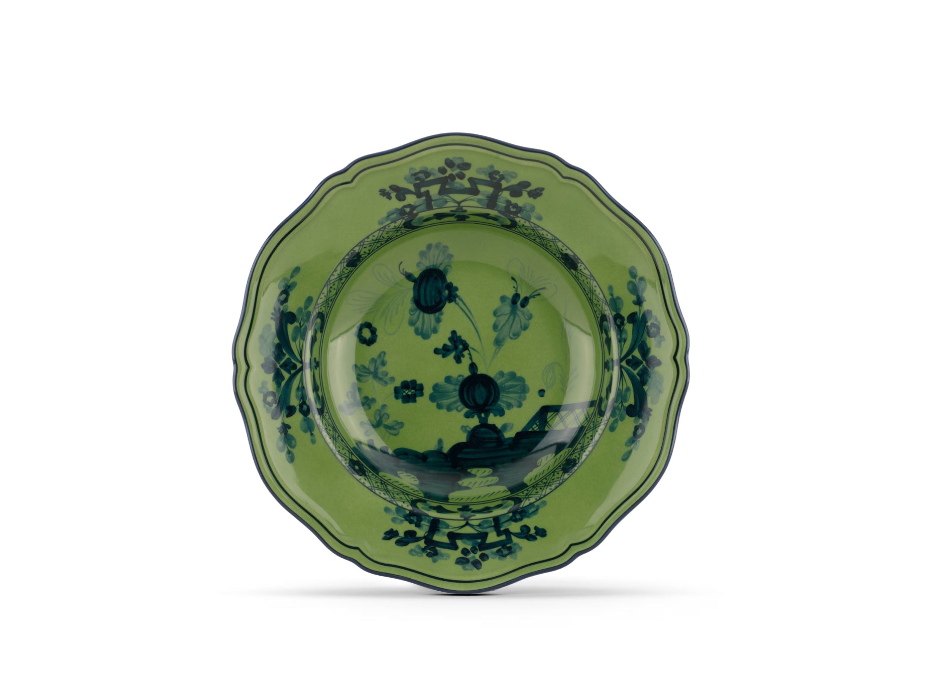 Oriente Italiano Malachite Soup Plate