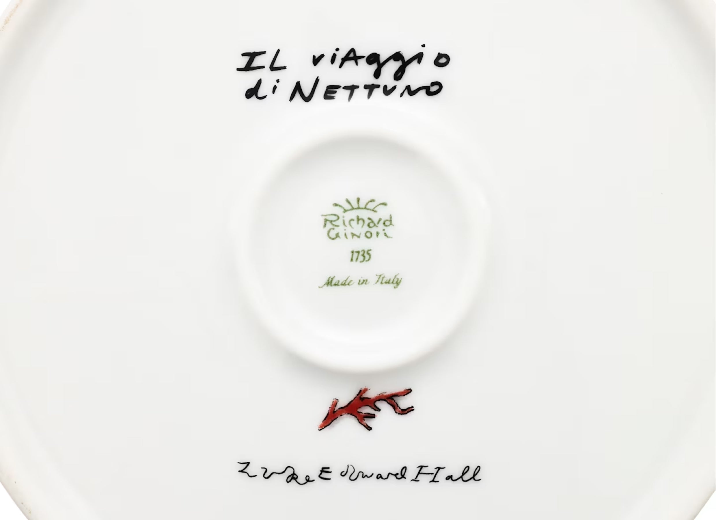 Il Viaggio di Nettuno Trinket Box Terracotta