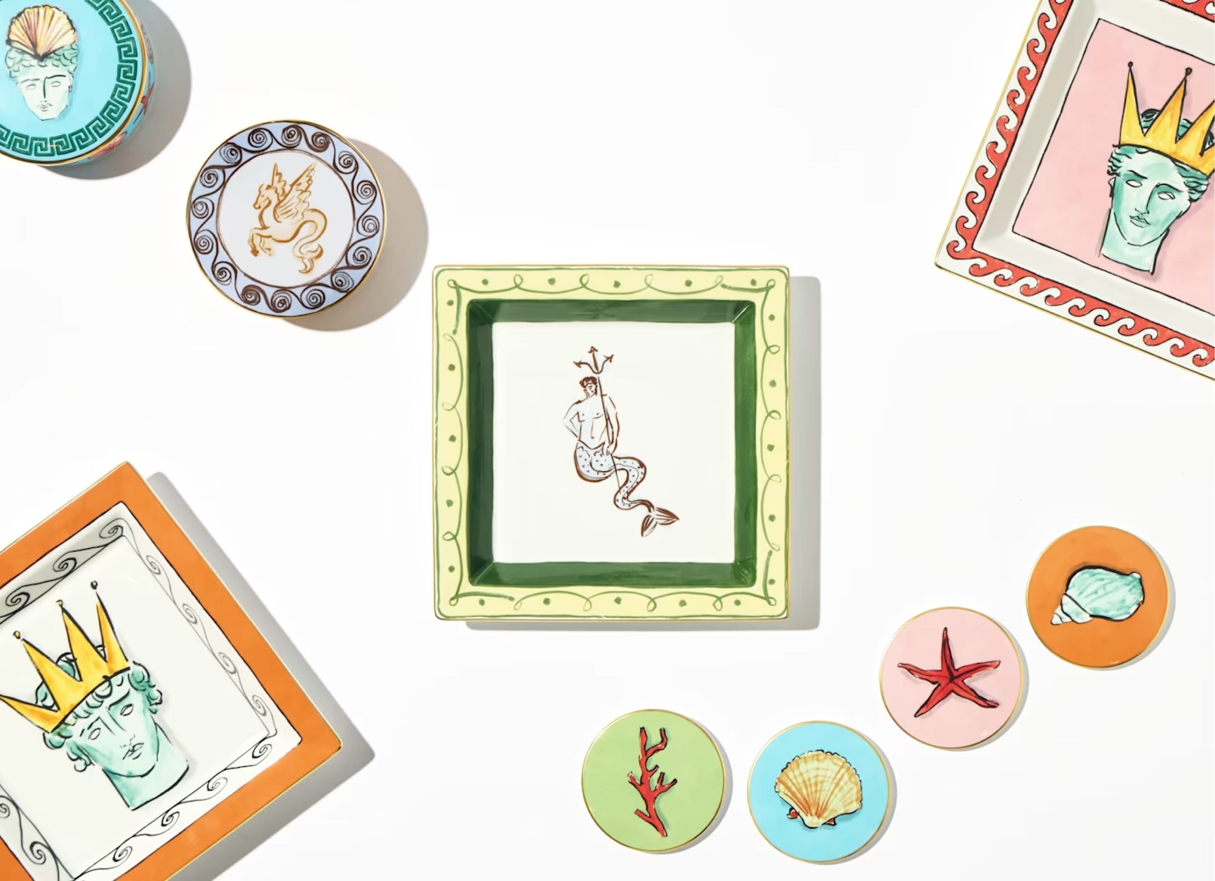 Il Viaggio di Nettuno Trinket Box Terracotta