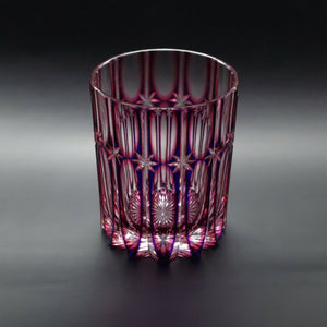 Temma Kiriko RYUSEI Duotone Crystal Rocks Glass Blue & Blue Pink