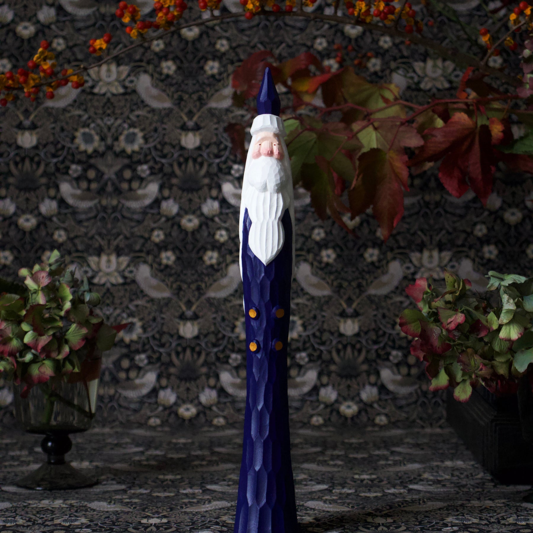 Tongari Santa | Hand-Carved Wooden Christmas Figure | ARJ Los Angeles