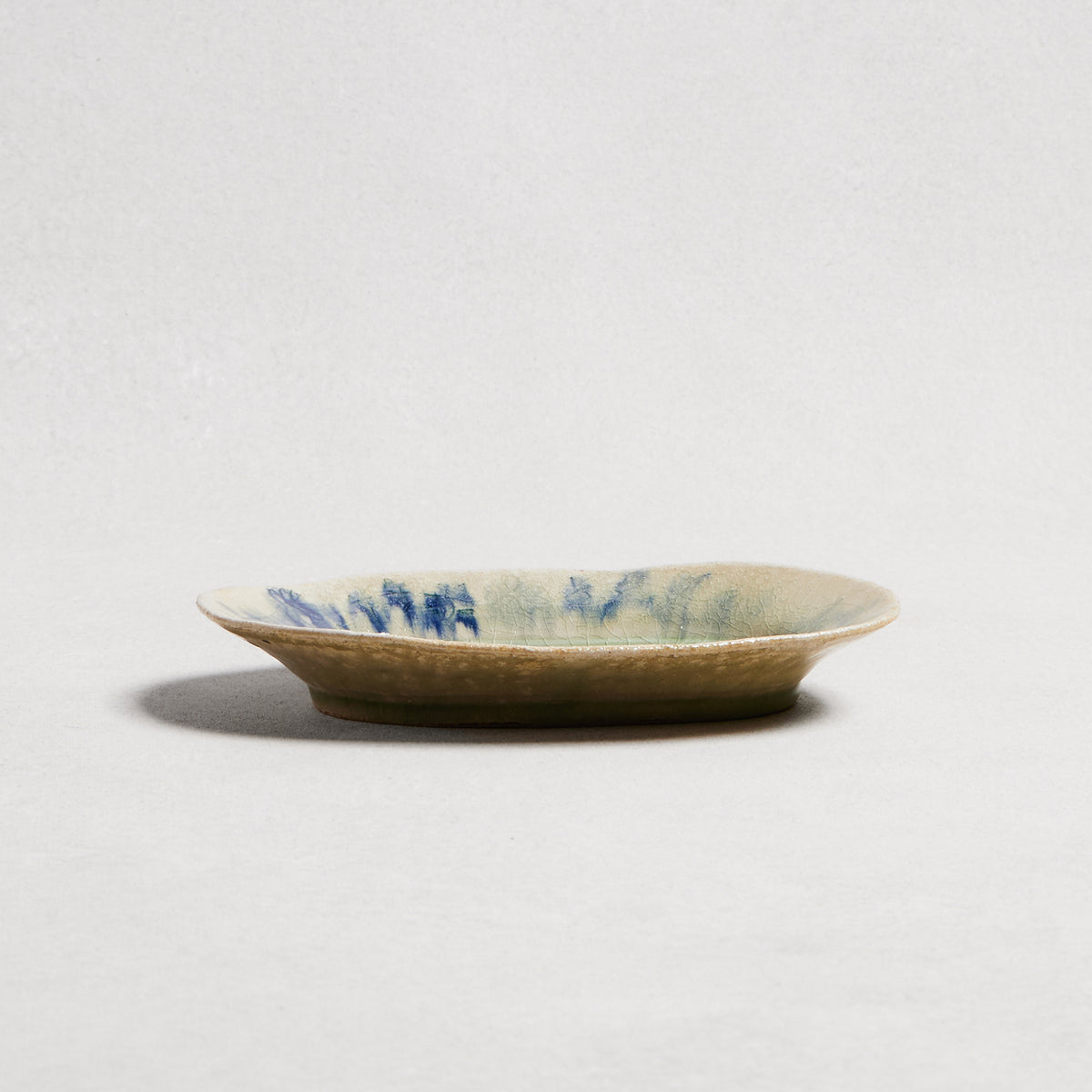 Tsubura Kagami Oval Plate 26-01