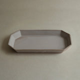 Wide Octagon Plate L | Stone Beige