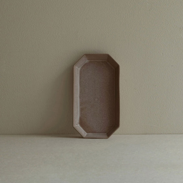 Wide Octagon Plate S | Stone Beige