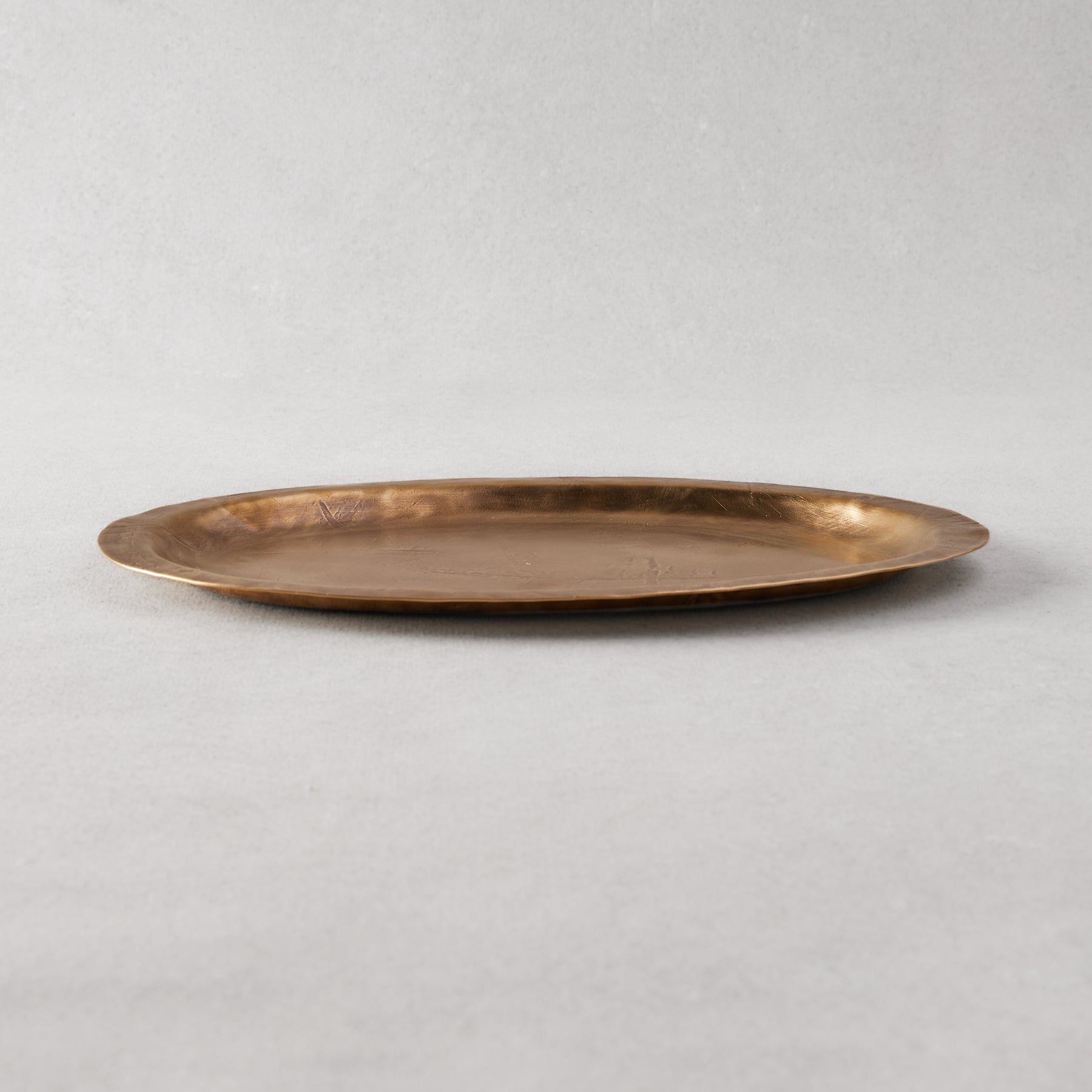 Yoshinori Nagashima Brass Oval Tray