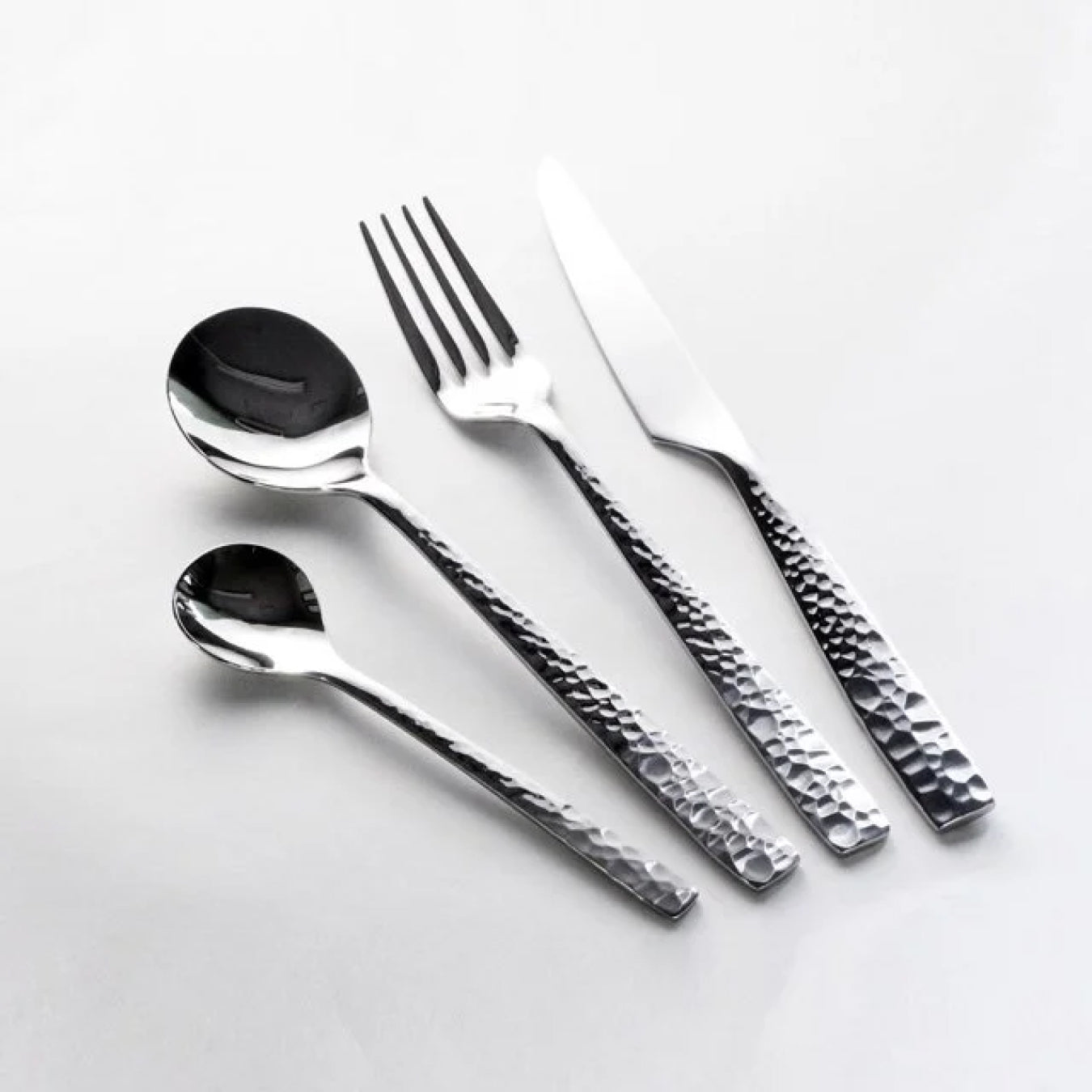 Yuen 4-Piece Flatware Set - Silver