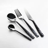 Yuen 4-Piece Flatware Set - Black