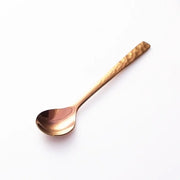 Yuen Dessert Spoon Rose Gold