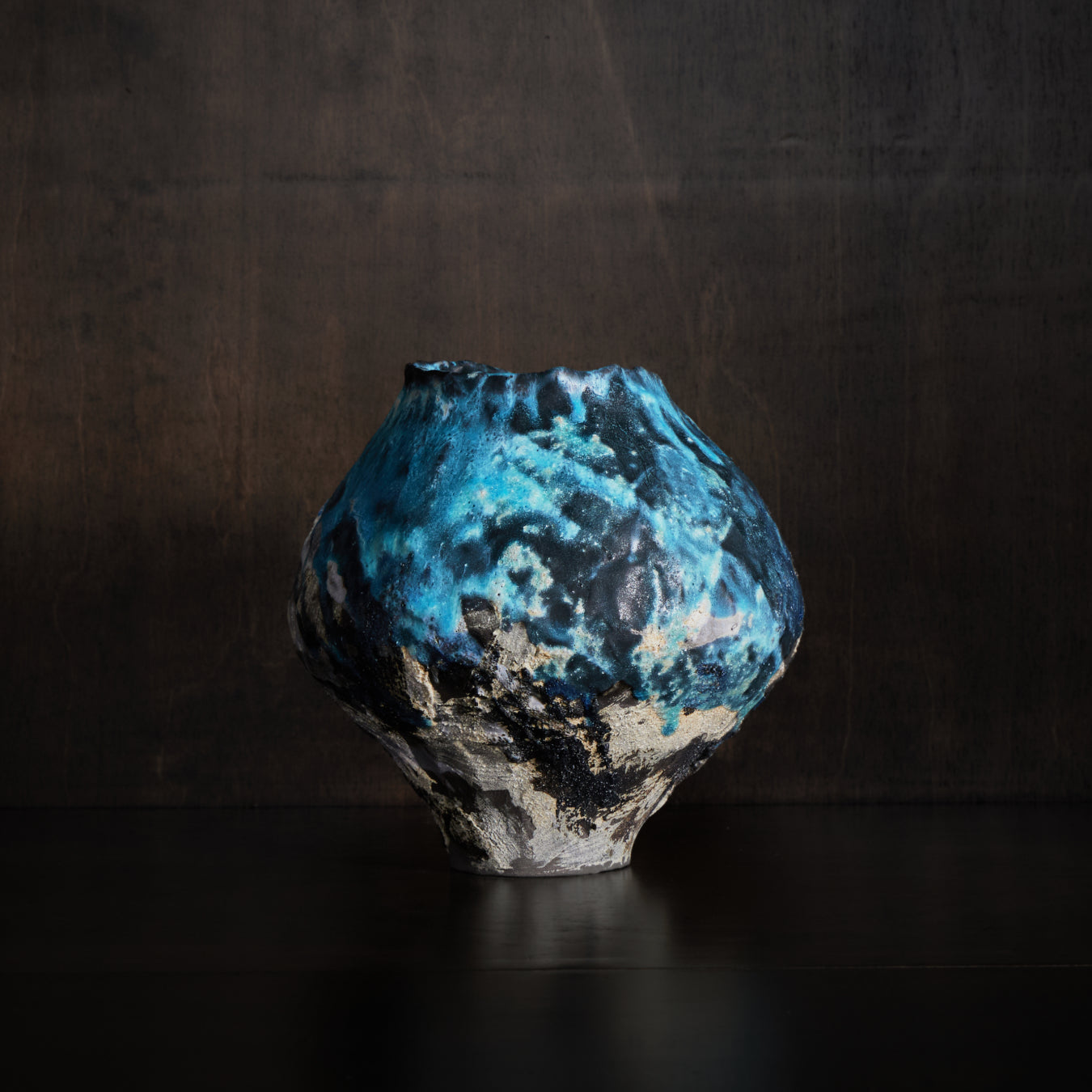 Yuko Ikeda Indigo Vase 26-01