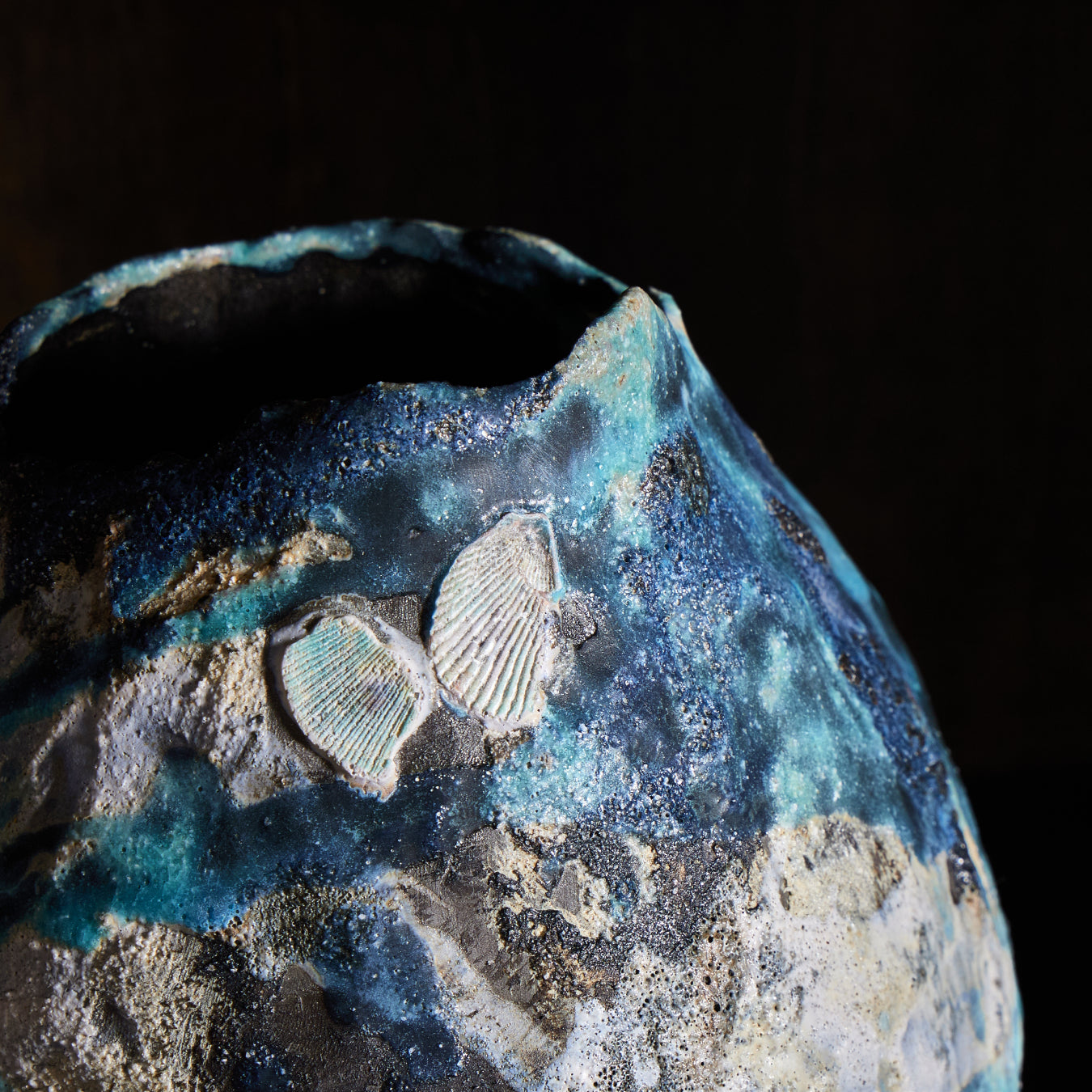 Yuko Ikeda Indigo Vase 26-02