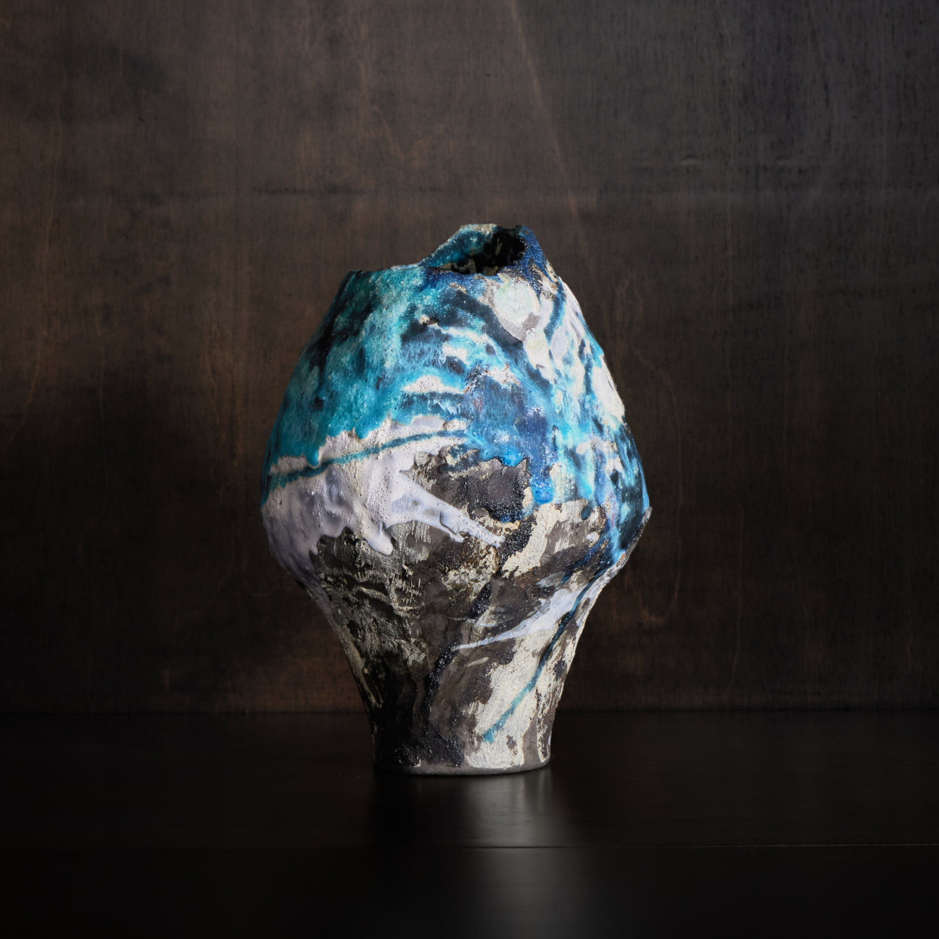 Yuko Ikeda Indigo Vase 26-02