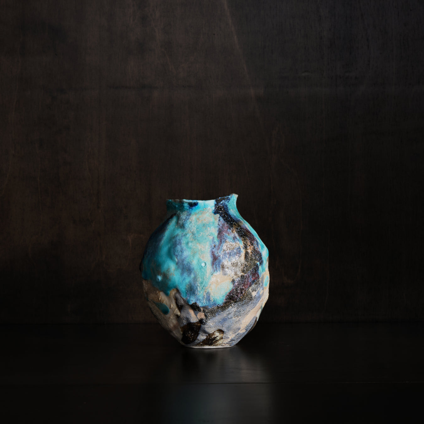 Yuko Ikeda Indigo Vase 26-03