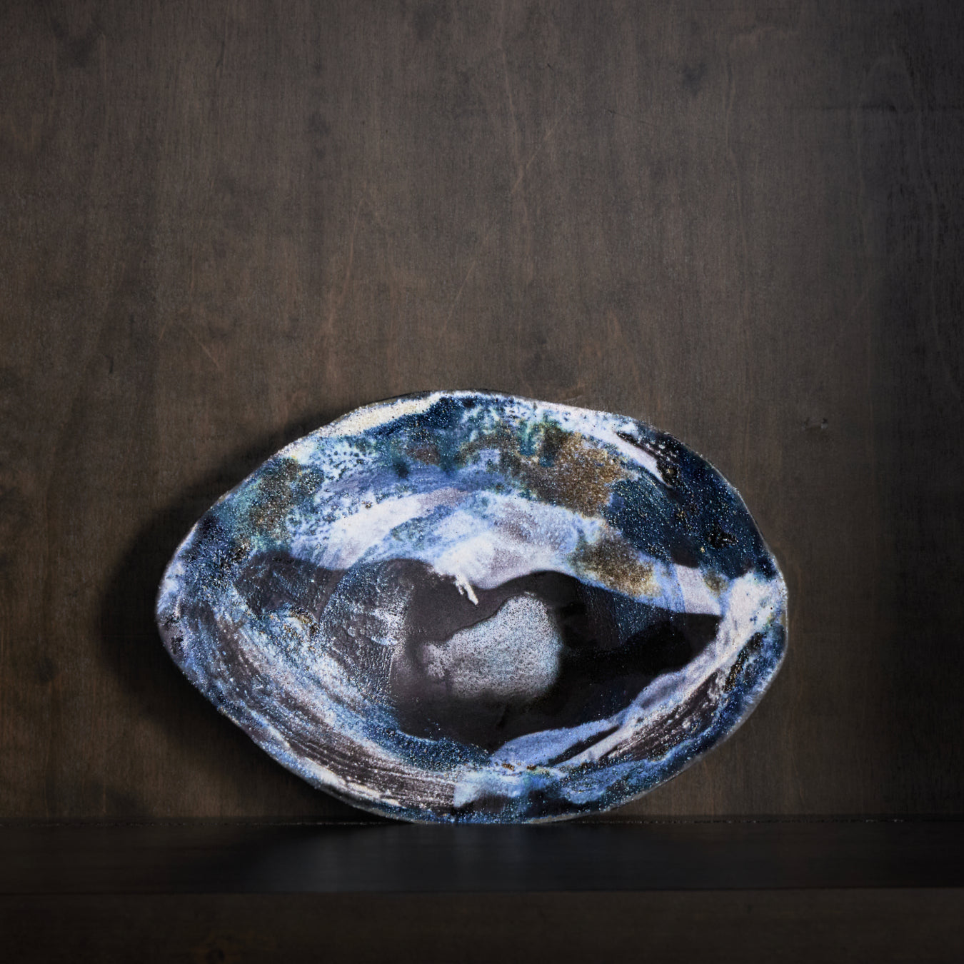 Yuko Ikeda Oval Plate L 26-01