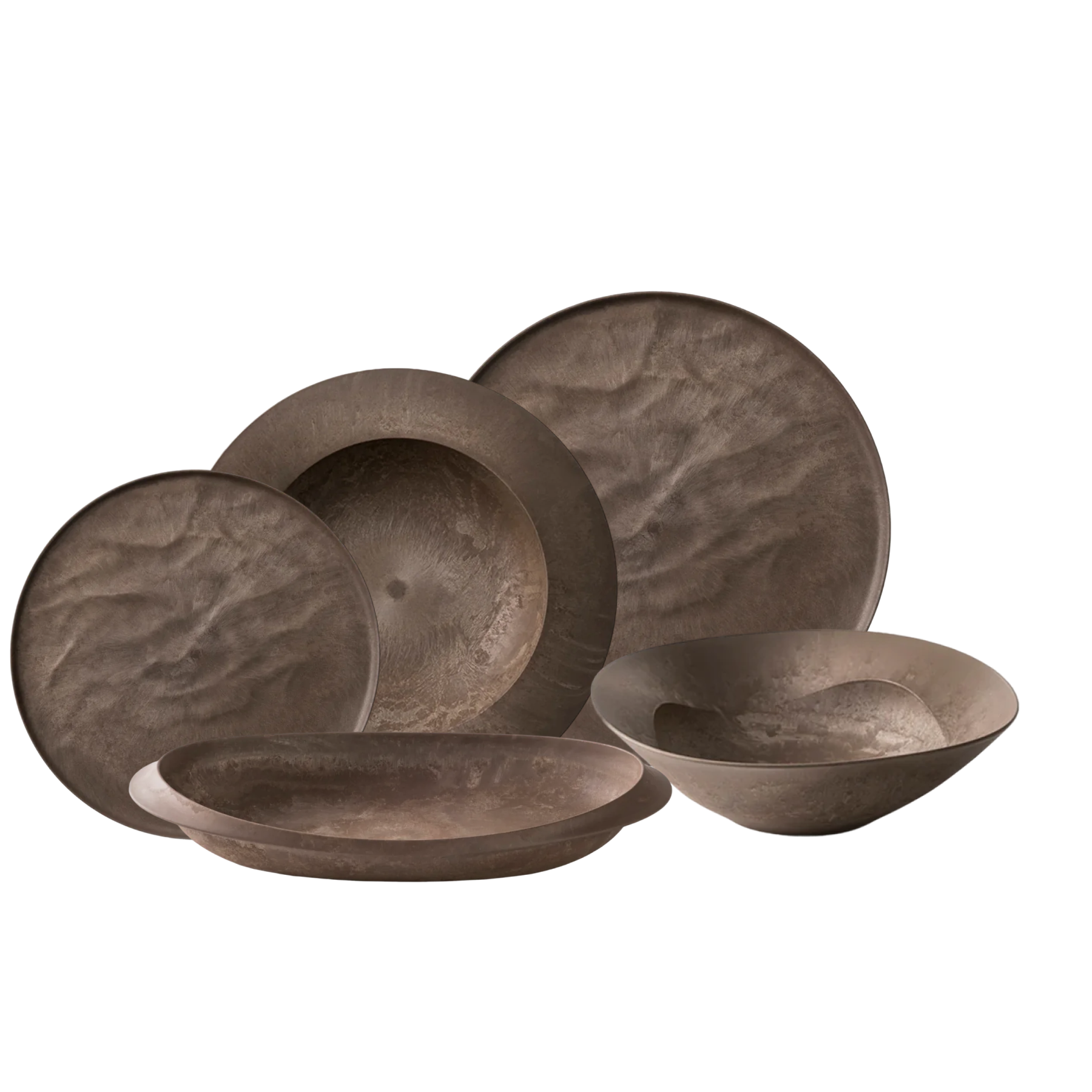 Cedar Bark Dinnerware Light Brown