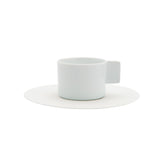 S&B Coffee Cup & Saucer - White
