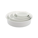 TY Round Bowl - Glazed White