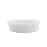 TY Round Bowl - Glazed White