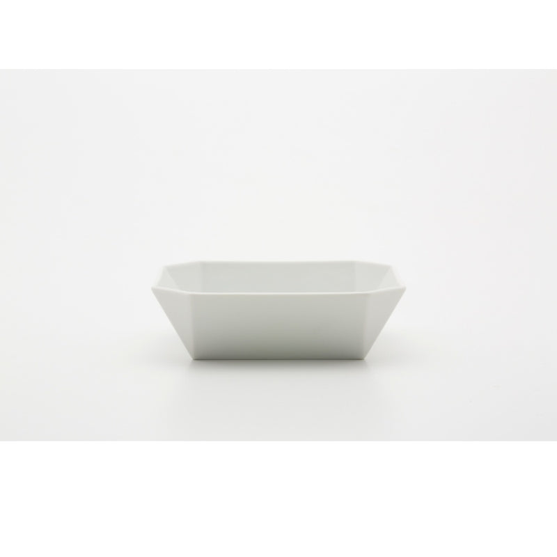 TY Square Bowl - Glazed White