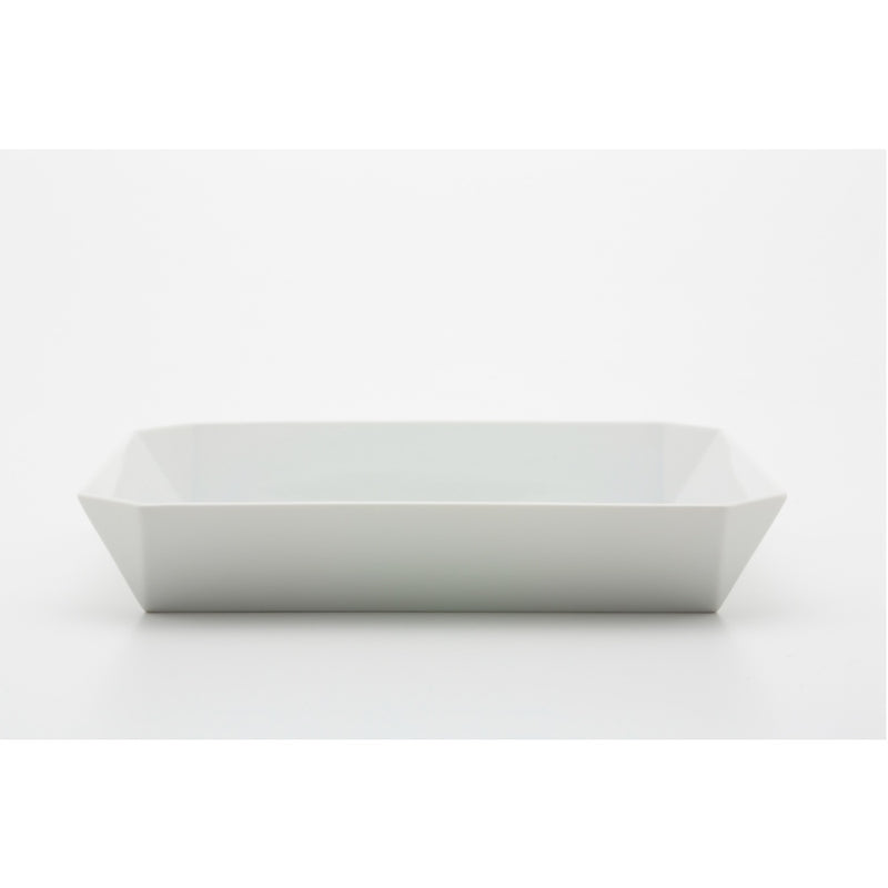 TY Square Bowl - Glazed White