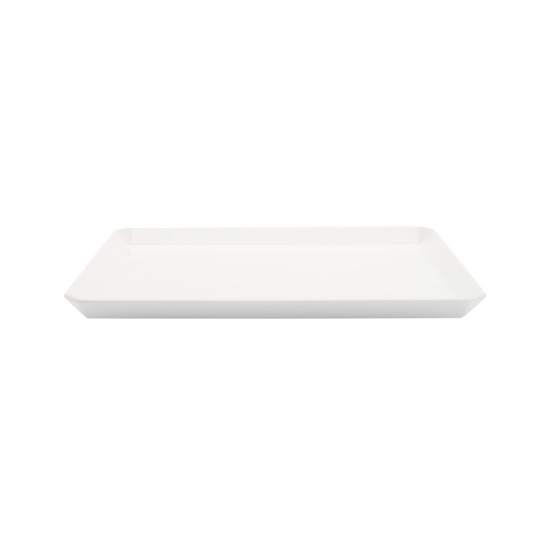 TY Square Plate - Glazed White