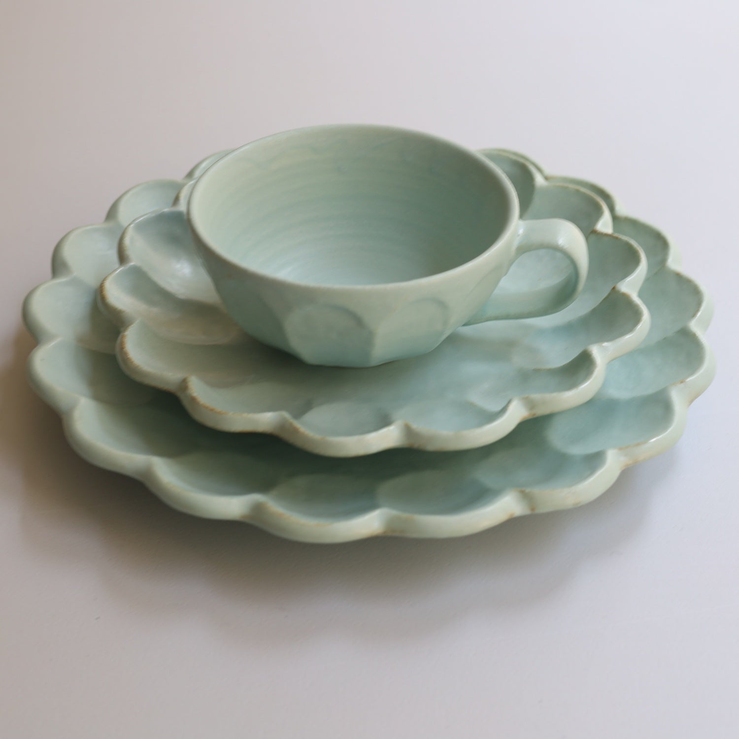 Rinka Soup Cup & Plate (Blue)