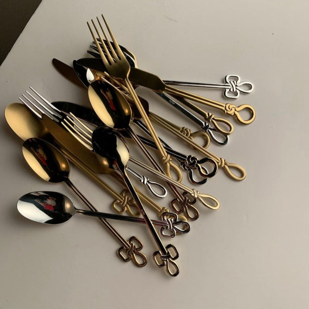 Hayoon Kim Knot Dinner Cutlery Set