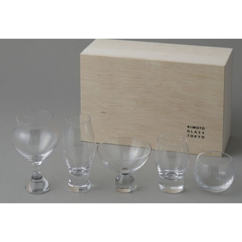 Kimoto Sake Glass 5PC Set
