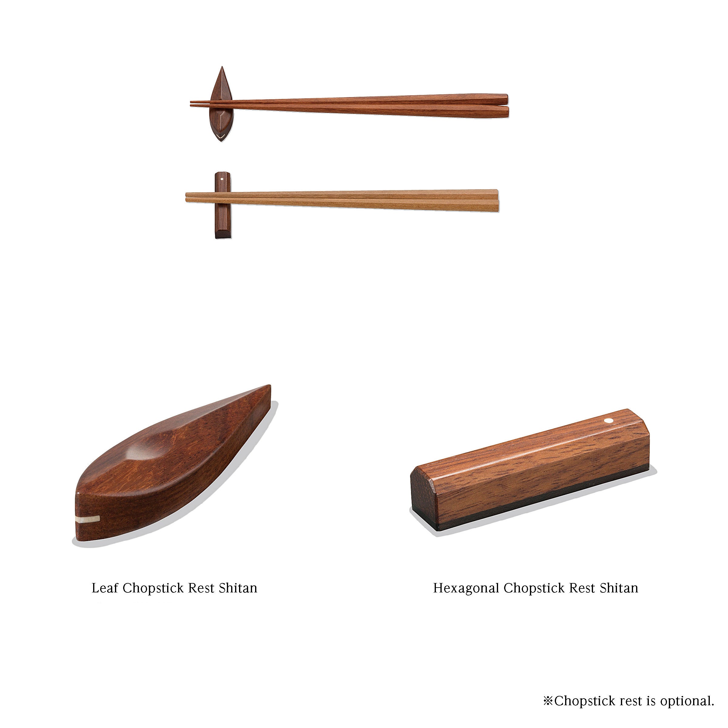 16 Sided Wood Chopsticks - Granadillo