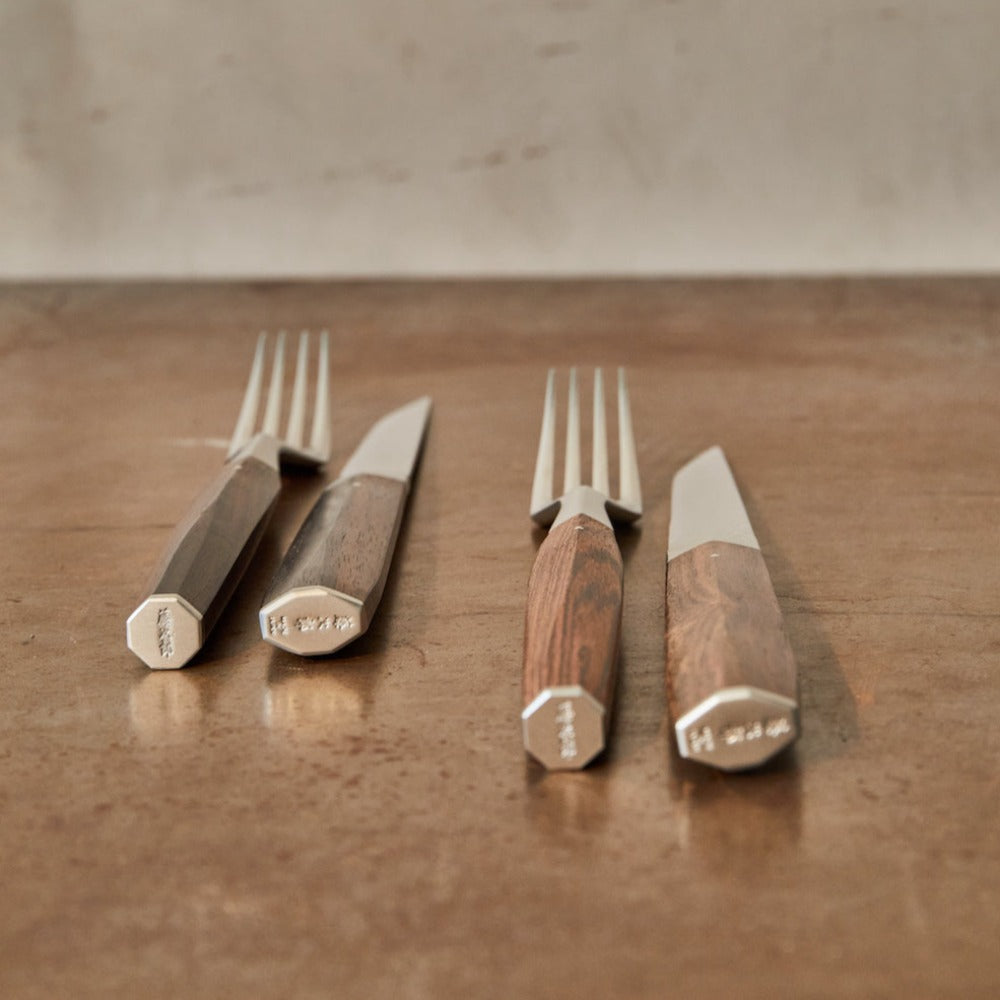 Marunao Wakisashi Cutlery Set Ebony